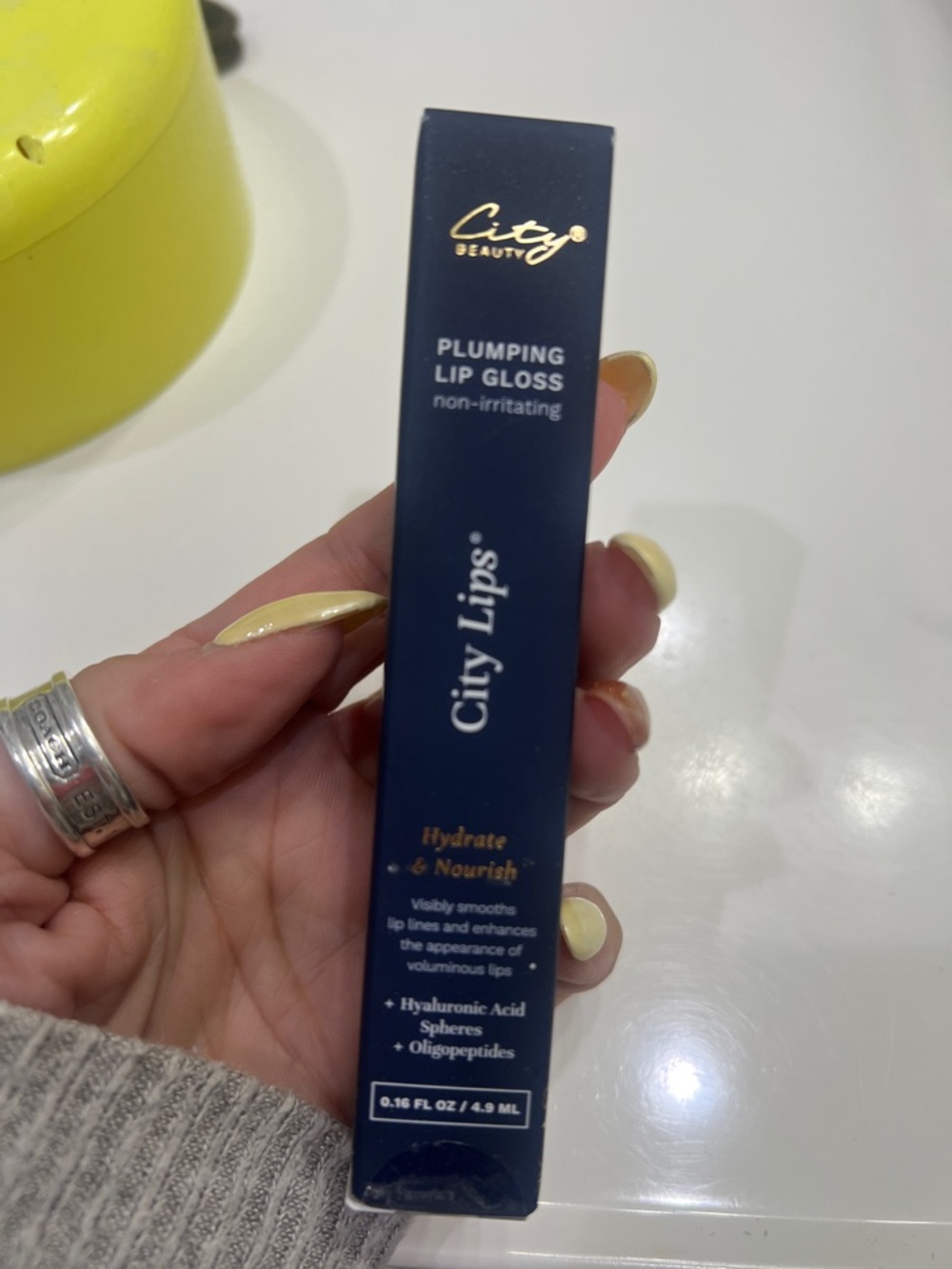 City Lips Plumping Lip Gloss - Hydrating Nude Gloss